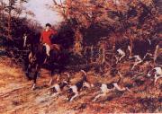 Heywood Hardy Calling the Hounds Out of Cover china oil painting reproduction